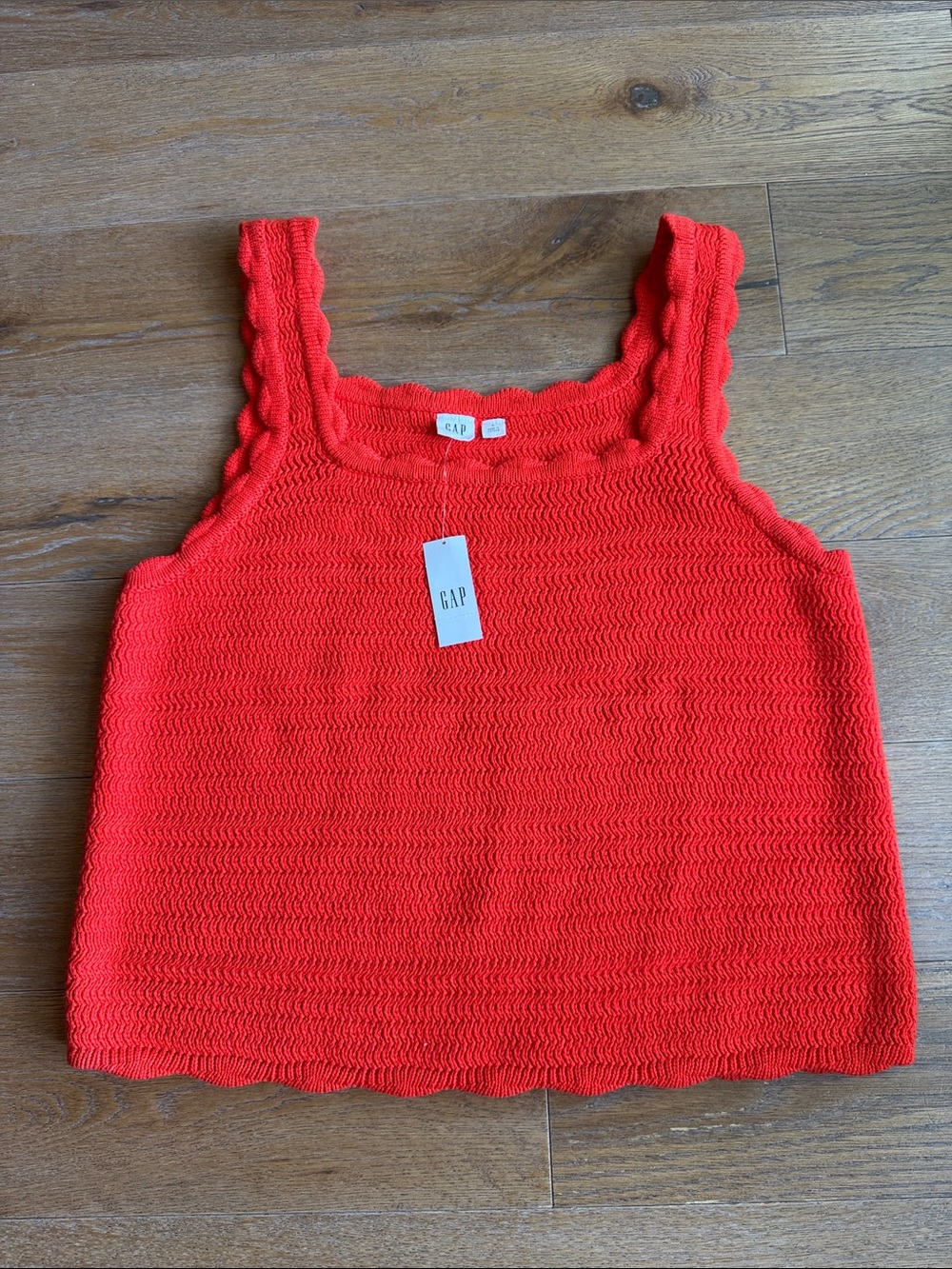 GAP Red Knit Tank Top